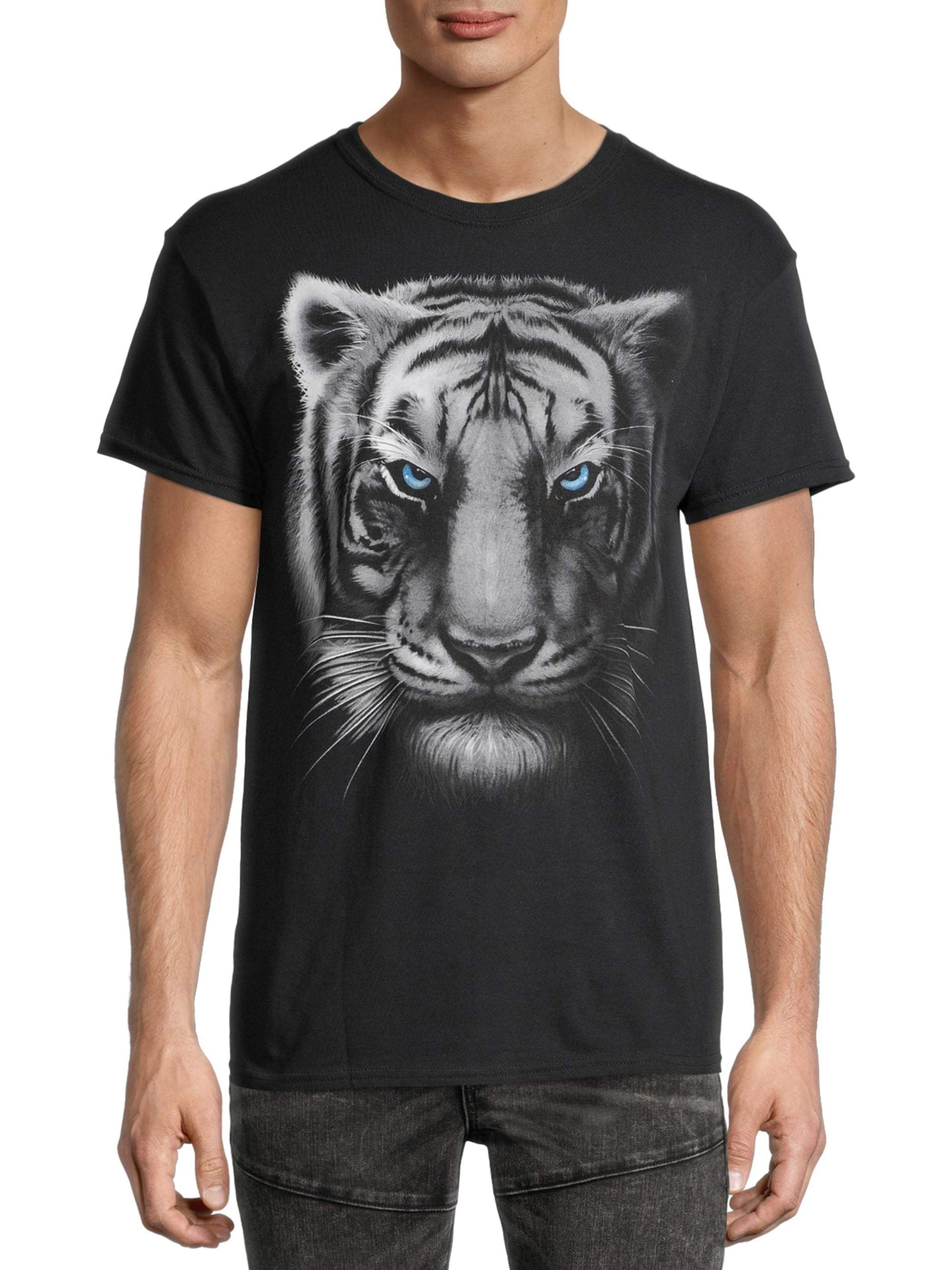 Humor - White Tiger Men's and Big Men's Graphic T-shirt - Walmart.com ...