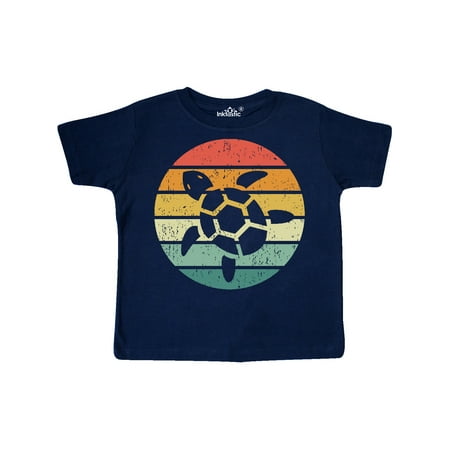 

Inktastic Vintage Sunset Turtle Gift Toddler Boy or Toddler Girl T-Shirt