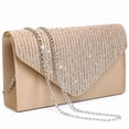 thumbnail image 1 of Bolso de mano de noche Dasein Frosted Satin para mujer, 1 of 6