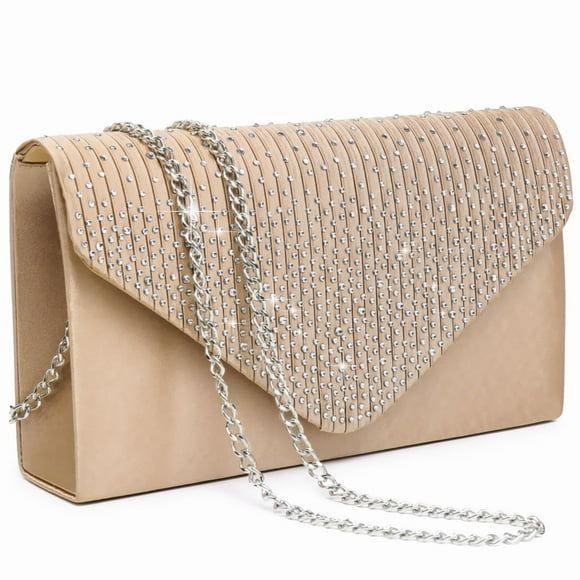 Bolso de mano de noche Dasein Frosted Satin para mujer