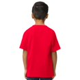 thumbnail image 2 of Gildan - Camiseta de Medio para Niños/Niñas (Rojo), 2 of 3