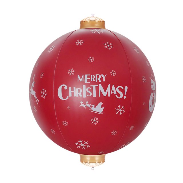 PEONAVET Christmas Ball Outdoor Christmas Inflatable Ball Decorated Christmas Inflatable Christmas Tree Decorations