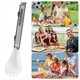 thumbnail image 3 of Tenedor Plegable para Exteriores, Pícnic Al Aire Libre, Barbacoa, Utensilios Plegables Portátiles, Prácticos Cubiertos para Comer, Tenedor Multifunción, 3 of 5