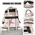 thumbnail image 3 of FORMRS Mini Backpack Purse for Women Travel Daypack Casual Shoulder Bag, White Starfish, 3 of 7