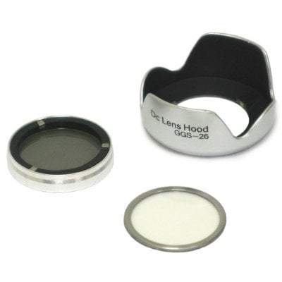 Professional Filter Kit (Polarizer & UV) with Lens Hood for Nikon Coolpix S6000, P60, P50 and L5 Digital Camera