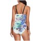 thumbnail image 4 of Tops de Bikini para las Mujeres Patrón Multicolor Impresión Trasera Recorte Sling Traje de Baño, Traje de Baño de Pieza Modesta, 4 of 6