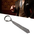 thumbnail image 2 of Corbata duradera Amonsee de estilo casual de negocios para bodas fiestas reuniones, 2 of 5