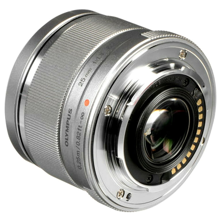 Olympus M.Zuiko Digital 25mm f/1.8 Lens - Silver - Walmart.com