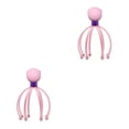 thumbnail image 4 of Minnieouse Masajeador de cabeza y cuero cabelludo, peine, rodillo de masaje para el cuello, garras de pulpo, bola magnética, herramienta para relajar el Type1 NO1 Minnieouse CBP153643, 4 of 6