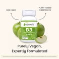 thumbnail image 3 of EZ Melts Dissolvable Vitamin D3 5,000 IU - Vegan Vitamin D Supplement for Bone & Teeth Support - No Artificial Flavors - Plant-Based & Non-GMO - Green Apple - 90 Dissolvable Tablets (90 Servings), 3 of 10