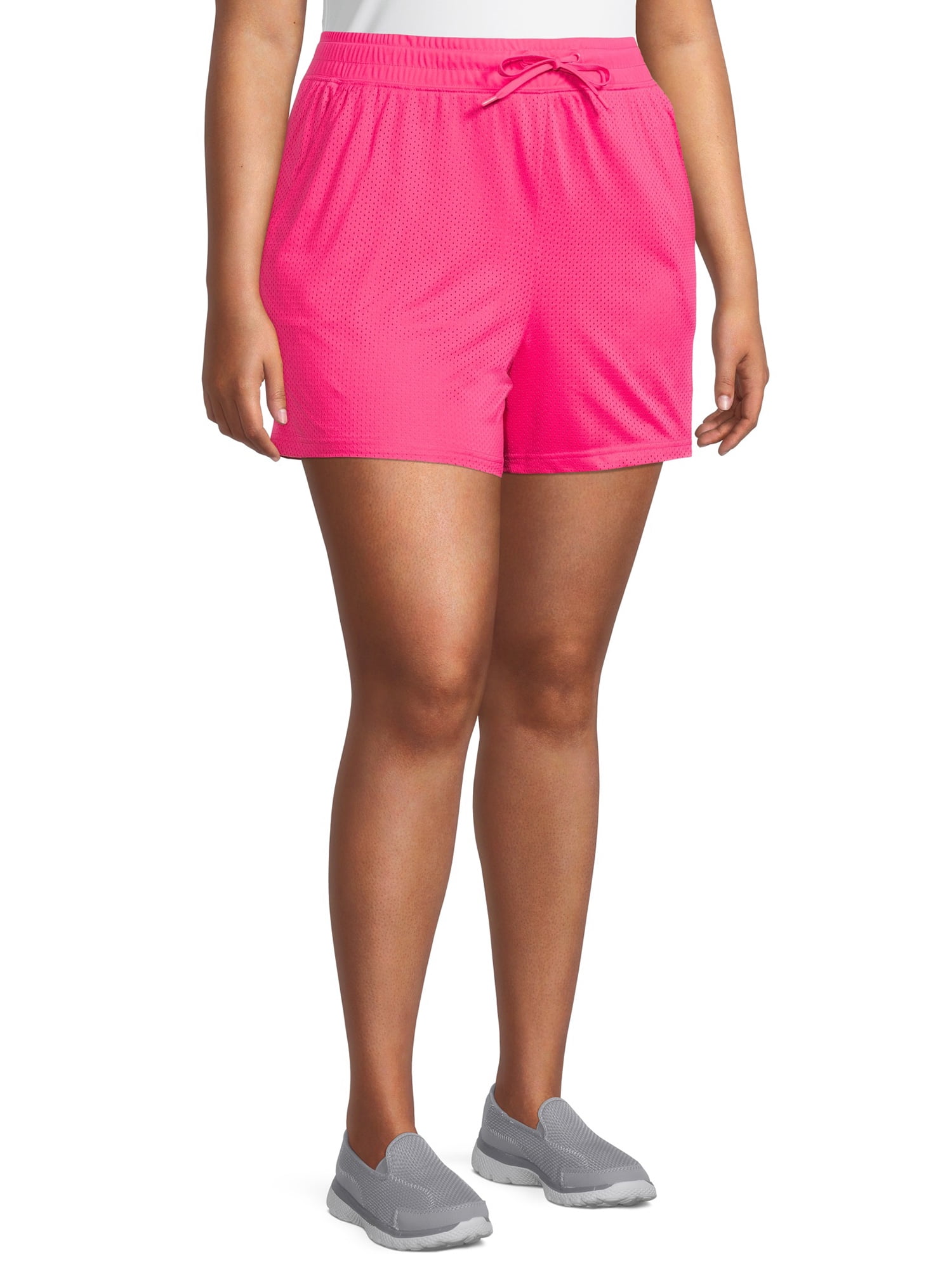 Athletic Works Plus Size Mesh Shorts, 2Pack