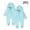 Light Blue, variant on SERTG Kids 2-Piece Full Outfit with Cute Bear Ears Hooded Set Snug Warmth Fall Winter Outfit for Infants 0-24 Months(Brown,0-3 Months)