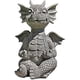 thumbnail image 3 of Meditation Dragon Garden Statue - Handmade Resin Statue - Decorative Statue For Garden, 3 of 4