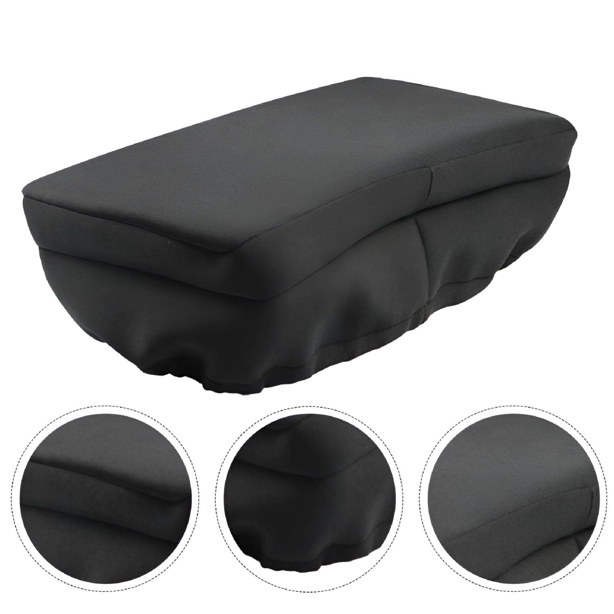 XIRQI 2026 New Knee Scooter Cushion Knee Walker Pad Cover for Scooter Leg Cart Comfort for Rehabilitation,Injury Recovery,Mobility Aid,Physical Therapy (Black) (13.39X7.09X4.72Inch)