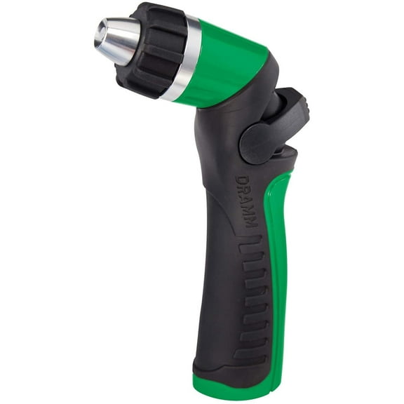 Dramm One Touch Twist Adjustable Spray Gun Watering Nozzle - Adjustable Flow - Green
