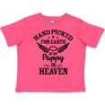 thumbnail image 3 of Inktastic Handpicked for Earth by My Pappy in Heaven with Angel Wings Boys or Girls Toddler T-Shirt, 3 of 5