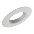 thumbnail image 2 of GE Lighting 47834 changeable Trim ring Baffle, RS6 (6 inch diameter) metal trim ring, fits 5 or 6 inch fixtures, white baffle , converts 5 or 6 inch recessed downlight trim to white baffle, 2 of 4