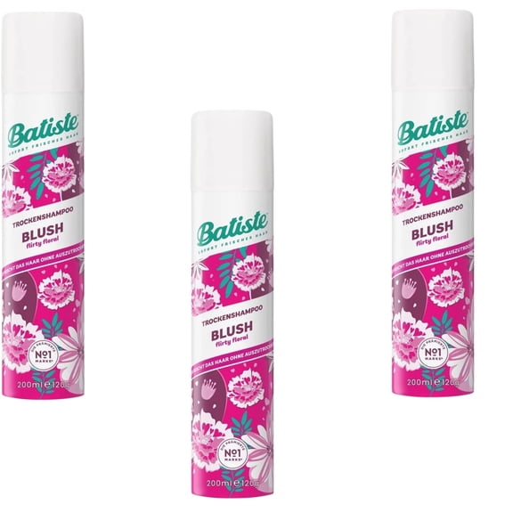 Batiste Dry Shampoo, Blush 6.73 oz (Pack of 3)