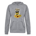 thumbnail image 3 of Fesfesfes Women Hooded casual hoodie pullover Women Hooded animal print sweatshirt long sleeve sweat Plus Size $10, 3 of 4