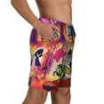 thumbnail image 3 of Teen Titans Go Mens Swim Trunks Quick Dry Swim Shorts Mesh Lining Bathing Suits Swimwear Beach Shorts with Pockets, 3 of 7
