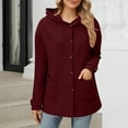 thumbnail image 2 of Posijego Women's Spring Jackets Long Sleeve Hooded Knit Casual Jacket Lightweight Soft Outerwear with Pockets, 2 of 7