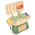thumbnail image 1 of Play Kitchen Toy, Safe Cute Kids Kitchen, Pretend Cooking Food Cooking Stove Play Dinnerware Set, Utensils Tableware Accessories For Kids Toddlers, Gift For Kids, Toddlers, 1 of 8