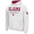 thumbnail image 2 of Men's Colosseum White Oklahoma Sooners Sunrise Pullover Hoodie, 2 of 3