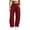 x617/Wine, variant on Jovrlynd Womens Cargo Sweatpants 2026 Elastic High Waist Wide Leg Sweat Pants with Multi Pockets, S-2XL