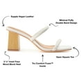 thumbnail image 3 of Journee Womens Henrietta Open Square Toe Block Heel Dress Sandals, 3 of 7