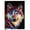 Loup, variante sur Wolf Tapis à Crochet Loquet Couture Artisanat Festival Punch Fait à la Main Crochet Tapis 60x40cm Ensemble d'Artisanat pour Adultes Oiseau Rouge