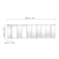 thumbnail image 4 of 10 Plates Foldable Windscreen for Outdoor Camping Stoves Gas Wind Screens Windshield Silver, 4 of 7