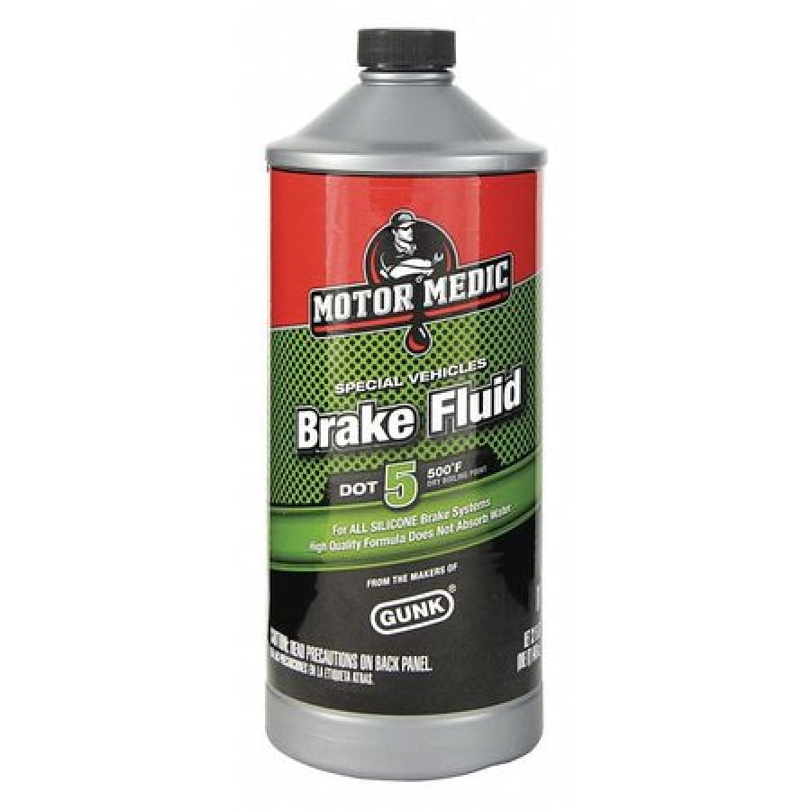 MOTOR MEDIC M4032/6 1 qt. DOT 5 Silicone Brake Fluid Plastic Bottle