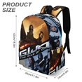 thumbnail image 3 of G.I. Joe-theme Backpack, Campus style schoolbag Bookbag with Adjustable Shoulder Straps And Large Zip Compartment, Unisex Travel Bags.42x30x15cm, 3 of 6
