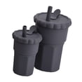 thumbnail image 3 of 2 Piezas Taza De De Silicona Tazas De Entrenamiento Inastillables Para Regalo Bebés Gris Oscuro Hugo  botella de paja, 3 of 10
