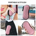 thumbnail image 6 of KLL Pig Nose Print Eyeglass Case for Men & Women's Classy Travel Eyewear Holder Case Zipper Eyeglasses Case With Hook, 6 of 6