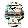 thumbnail image 3 of Sudadera con capucha para hombre, estilo empalme, estampado de movimiento, manga larga, blusa de poliéster para hombre, 3 of 3
