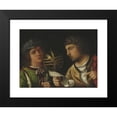 thumbnail image 2 of Giorgione 14x12 Black Modern Framed Museum Art Print Titled - Giovanni Borgherini and His Tutor, 2 of 5