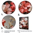 thumbnail image 3 of Designart "Blossom Surreal Apple Blooms I" Floral Floater Framed Wall Art Print, 3 of 7