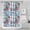 White-233, variant on Tropical Floral and Exotic Shower Curtain, Waterproof Fabric with Hooks, Machine Washable Boho Hawaiian Print Bathroom Shower Curtain for Summer Beach and Resort