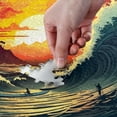 thumbnail image 4 of Surfer Riding Waves Jigsaw Puzzles 1000 PiecesPuzzles for Adults Family Game Intellective Toys Wall Art Work for Educational Gift Home Decor, 4 of 7