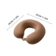 thumbnail image 2 of mtvxesu Pillows for Bed, Memory U-shaped Pillow Core Neck Nap Pillow Travel Slow U-shaped Neck Pillow Pillow Couch Holiday decoration Winter, 2 of 2