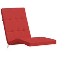 thumbnail image 2 of vidaXL Deck Chair Cushions 2 pcs Red Oxford Fabric, 2 of 5