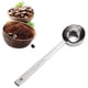 thumbnail image 4 of 2 cucharas medidoras para café, 30 ml, de metal y 3 cucharas mezcladoras de acero inoxidable con patrón en espiral, 4 of 8
