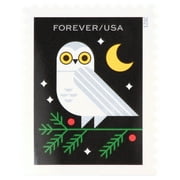 Winter Woodland Animals (Booklet of 20) Forever Postage Stamps (a Deer, Fox, Rabbit, and Owl) 2023 Scott #5822-5825