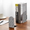 thumbnail image 5 of Naloa Wild Animal Leopard Print Wood Non-Skid Bookend for Shelves,Book Ends for Heavy Books, Book Stand for CDs,1 Pair, 5 of 7