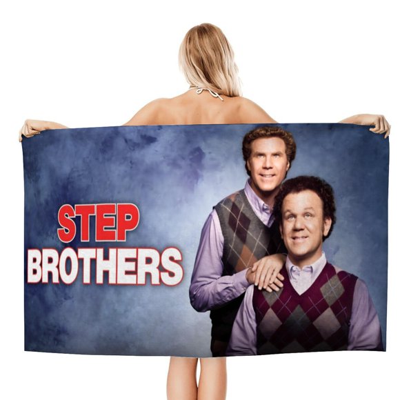 Hermanastros Toalla de playa de secado rápido con diseño temático, regalo para mujeres y niñas, ideal para cumpleaños, fans, amantes de la música, uso en la playa o al aire libre, 78 × 150 cm