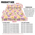 thumbnail image 7 of Jiueut Tulip Pattern 3 Pack Twin Size Bed Sheet Set, Easy Care Wrinkle Free Fitted Sheet and 2 Lightweight Pillow Cover Bedroom Decoration with Elastic Band, 7 of 7