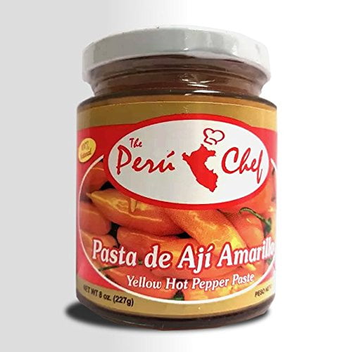 Pasta de Aji amarillo, Yellow Hot Pepper Paste. 8 oz
