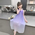 thumbnail image 4 of Toddler Girl Tulle Dress Summer Clothes Little Girl Gradient Dress Kids Casual Sundess Toddler Princess Outfits Stylish Dailywear 6-7 Years, 4 of 6