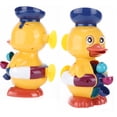 thumbnail image 4 of Juguetes Para Baño De Bebé, Coloridos Juguetes Para Bañera De Baño Para Niños Pequeños Para Desarrollar Sensibilidad De Color Con Rueda De Agua Giratoria Y Ojos Para El, 4 of 7